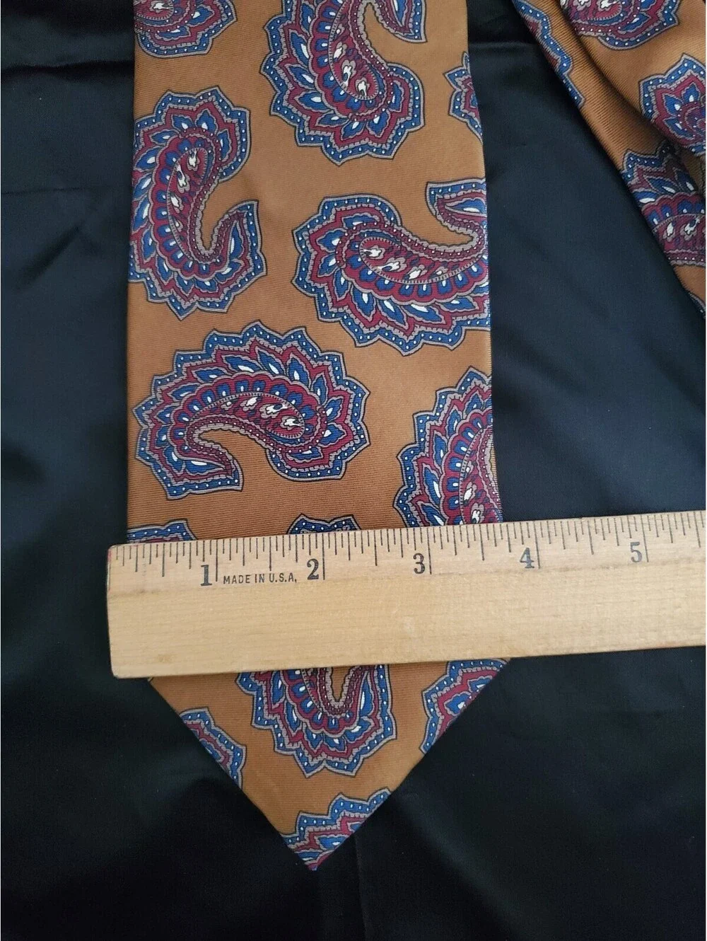 Dior Brown Paisley Tie
